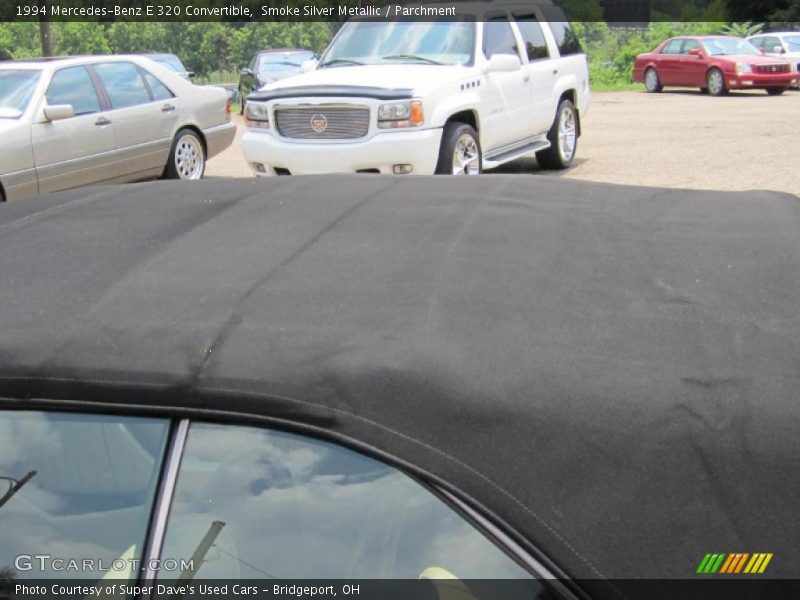 Smoke Silver Metallic / Parchment 1994 Mercedes-Benz E 320 Convertible