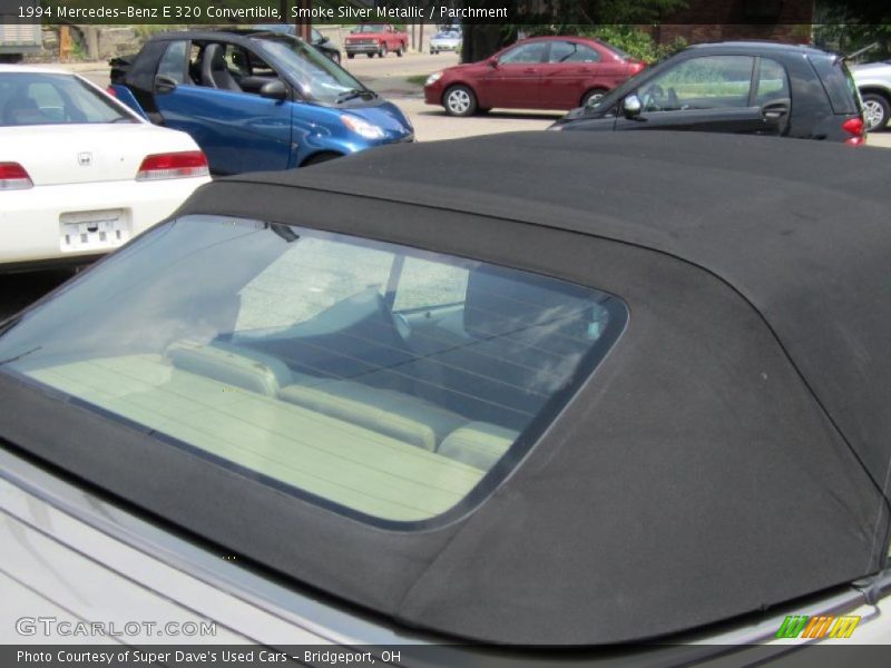 Smoke Silver Metallic / Parchment 1994 Mercedes-Benz E 320 Convertible