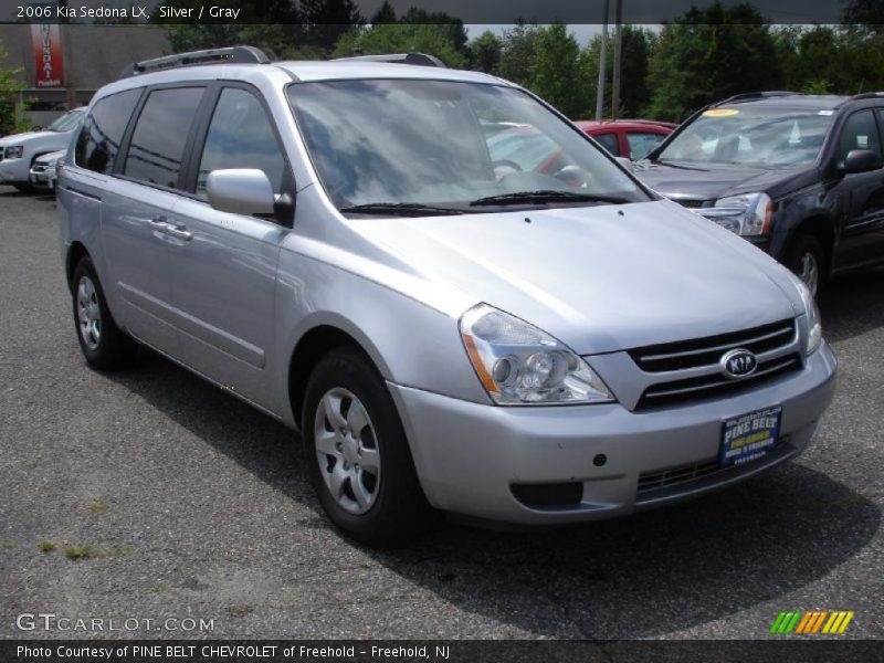 Silver / Gray 2006 Kia Sedona LX