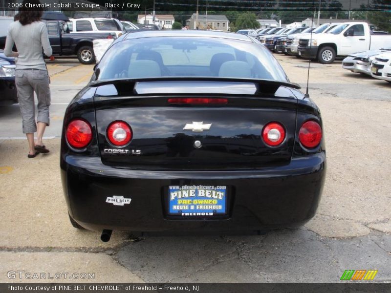 Black / Gray 2006 Chevrolet Cobalt LS Coupe