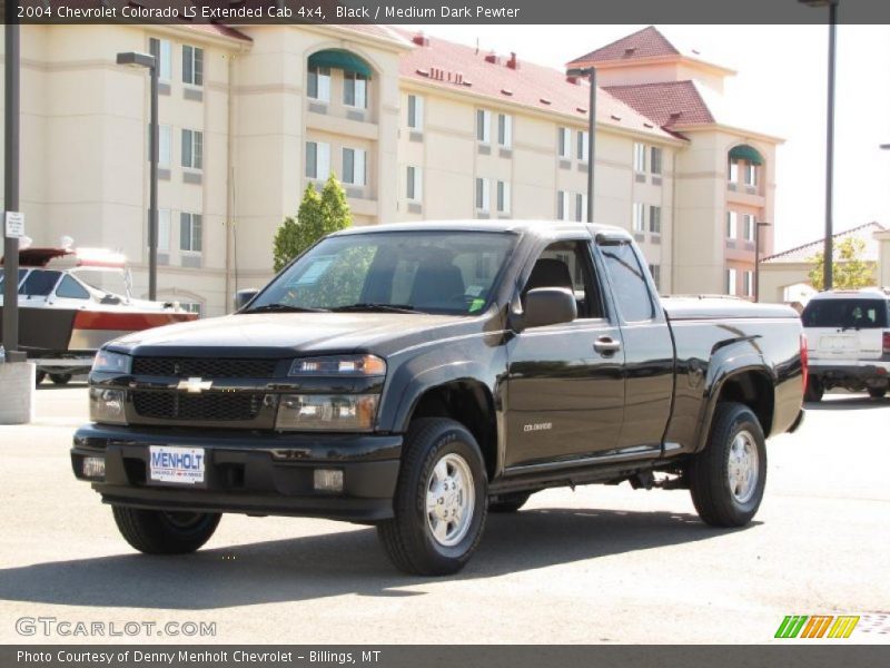 Black / Medium Dark Pewter 2004 Chevrolet Colorado LS Extended Cab 4x4