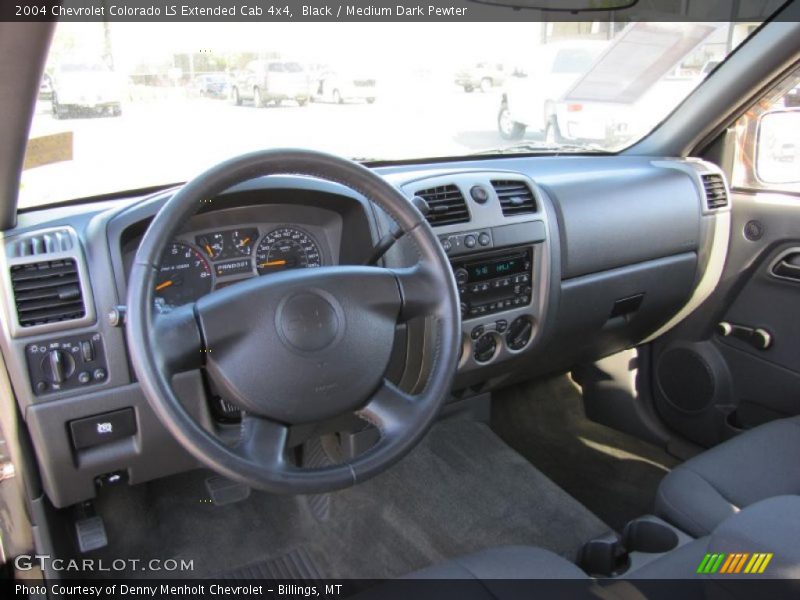 Black / Medium Dark Pewter 2004 Chevrolet Colorado LS Extended Cab 4x4