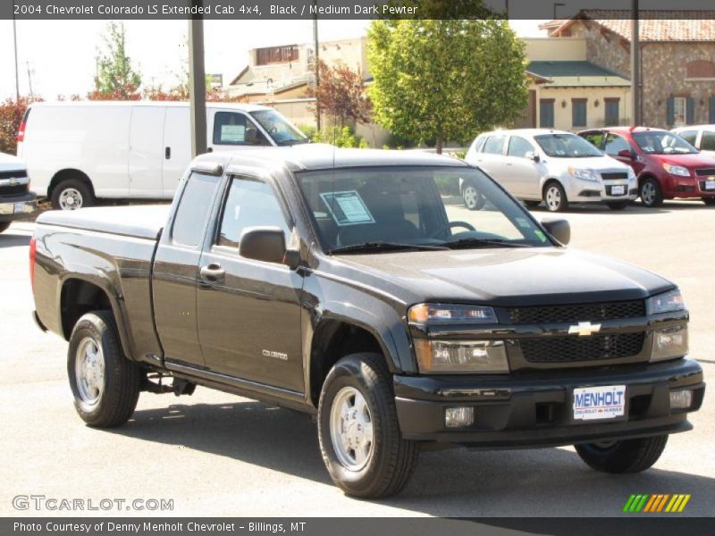 Black / Medium Dark Pewter 2004 Chevrolet Colorado LS Extended Cab 4x4