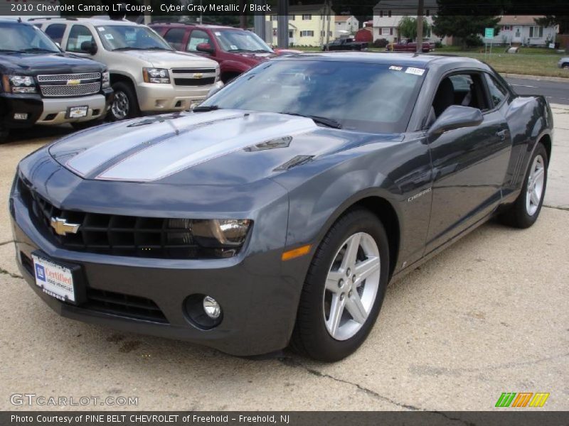 Cyber Gray Metallic / Black 2010 Chevrolet Camaro LT Coupe