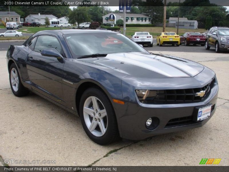 Cyber Gray Metallic / Black 2010 Chevrolet Camaro LT Coupe