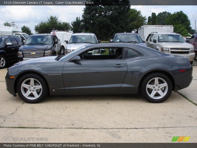 Cyber Gray Metallic / Black 2010 Chevrolet Camaro LT Coupe