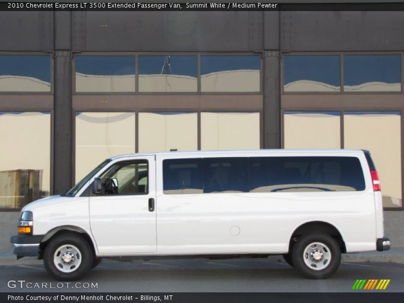 Summit White / Medium Pewter 2010 Chevrolet Express LT 3500 Extended Passenger Van