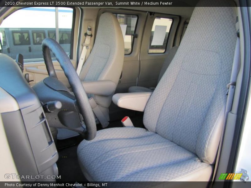 Summit White / Medium Pewter 2010 Chevrolet Express LT 3500 Extended Passenger Van