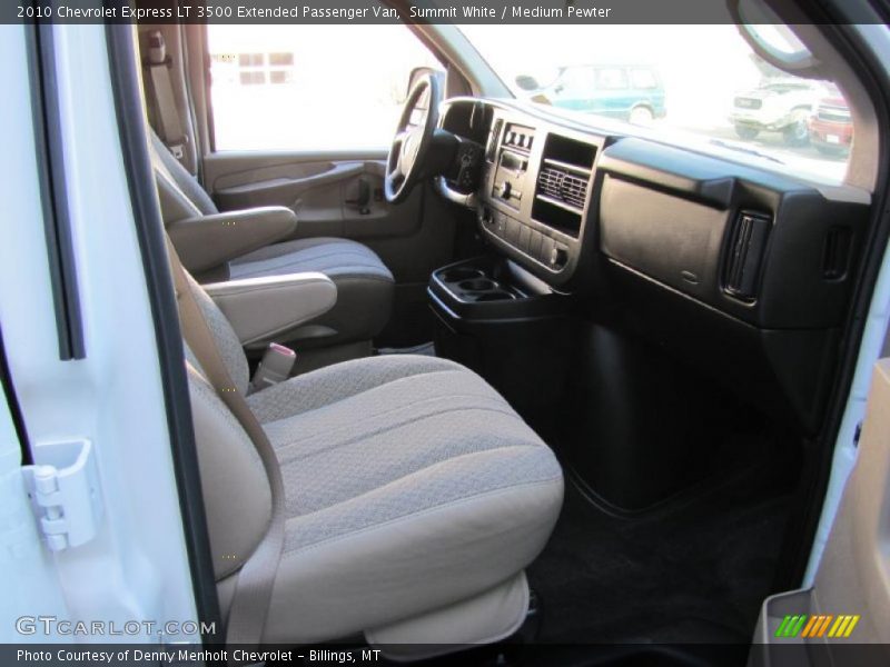 Summit White / Medium Pewter 2010 Chevrolet Express LT 3500 Extended Passenger Van