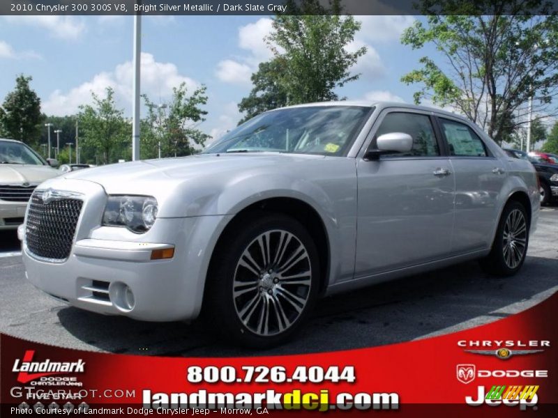 Bright Silver Metallic / Dark Slate Gray 2010 Chrysler 300 300S V8