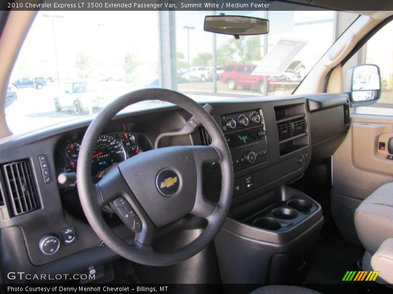 Summit White / Medium Pewter 2010 Chevrolet Express LT 3500 Extended Passenger Van