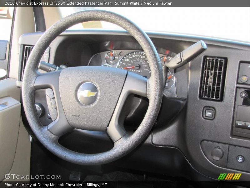 Summit White / Medium Pewter 2010 Chevrolet Express LT 3500 Extended Passenger Van