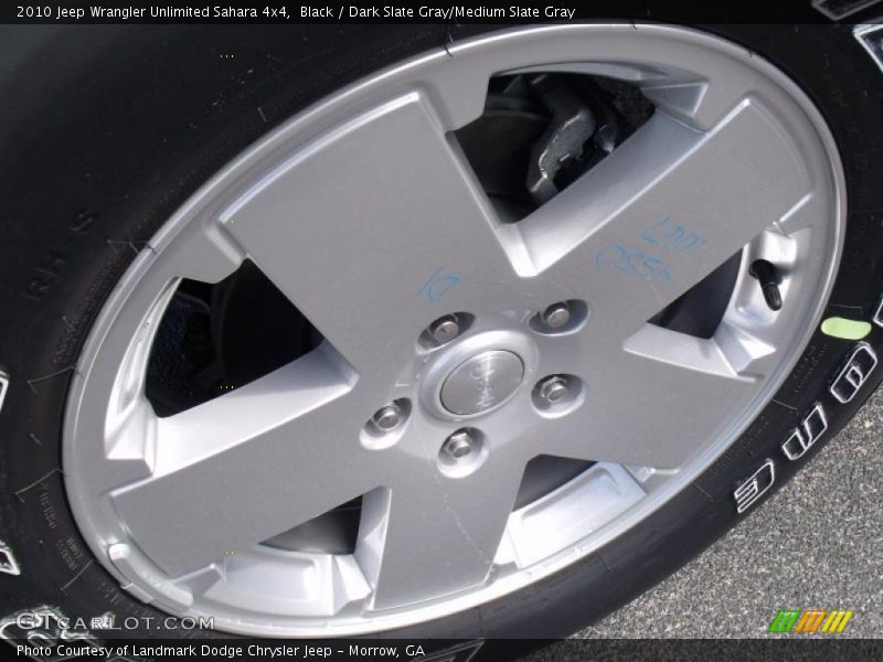 Black / Dark Slate Gray/Medium Slate Gray 2010 Jeep Wrangler Unlimited Sahara 4x4