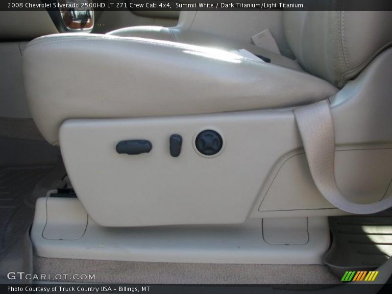Summit White / Dark Titanium/Light Titanium 2008 Chevrolet Silverado 2500HD LT Z71 Crew Cab 4x4