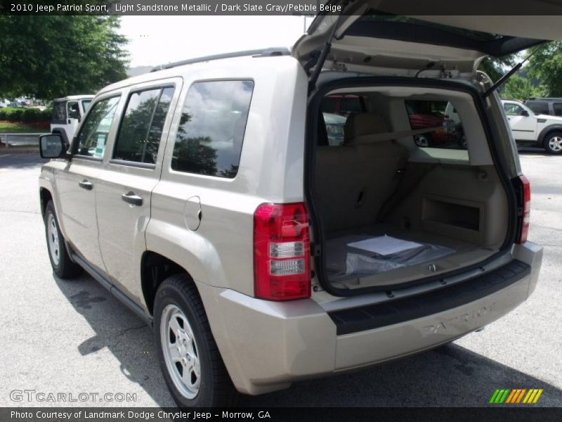Light Sandstone Metallic / Dark Slate Gray/Pebble Beige 2010 Jeep Patriot Sport