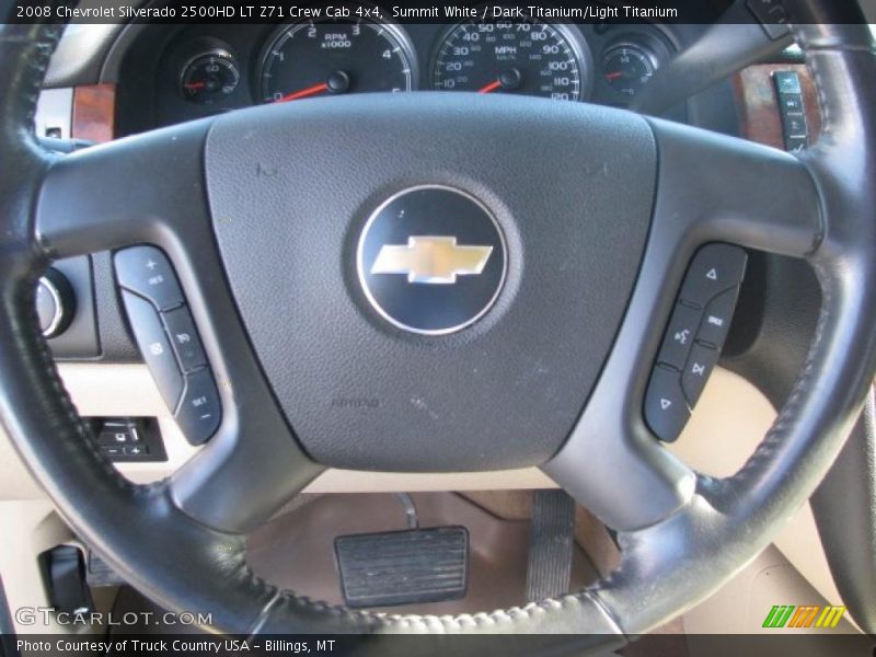 Summit White / Dark Titanium/Light Titanium 2008 Chevrolet Silverado 2500HD LT Z71 Crew Cab 4x4