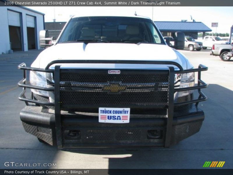 Summit White / Dark Titanium/Light Titanium 2008 Chevrolet Silverado 2500HD LT Z71 Crew Cab 4x4