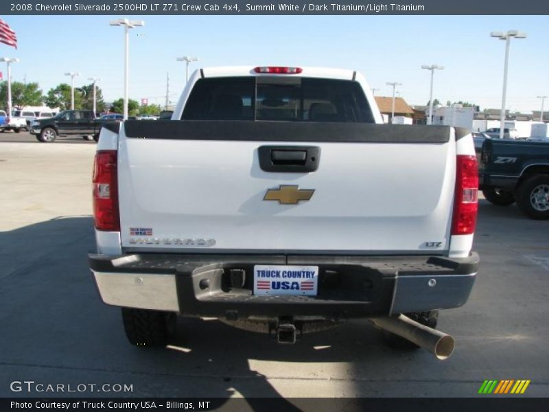 Summit White / Dark Titanium/Light Titanium 2008 Chevrolet Silverado 2500HD LT Z71 Crew Cab 4x4