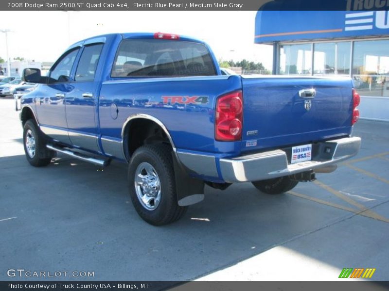 Electric Blue Pearl / Medium Slate Gray 2008 Dodge Ram 2500 ST Quad Cab 4x4