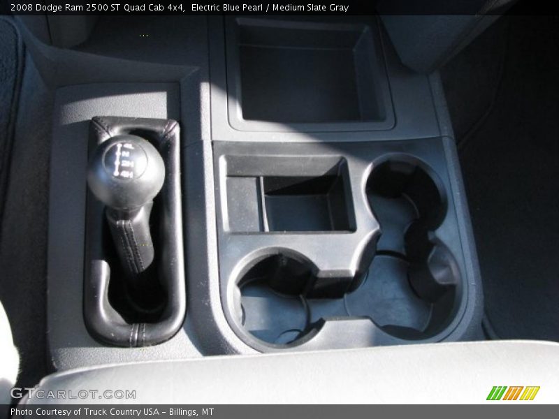 Electric Blue Pearl / Medium Slate Gray 2008 Dodge Ram 2500 ST Quad Cab 4x4