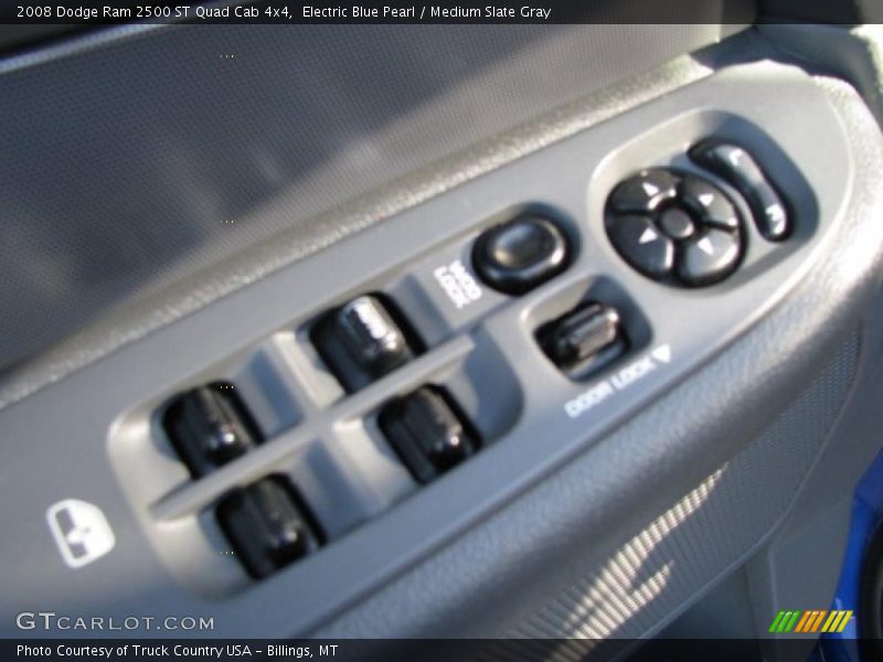 Electric Blue Pearl / Medium Slate Gray 2008 Dodge Ram 2500 ST Quad Cab 4x4