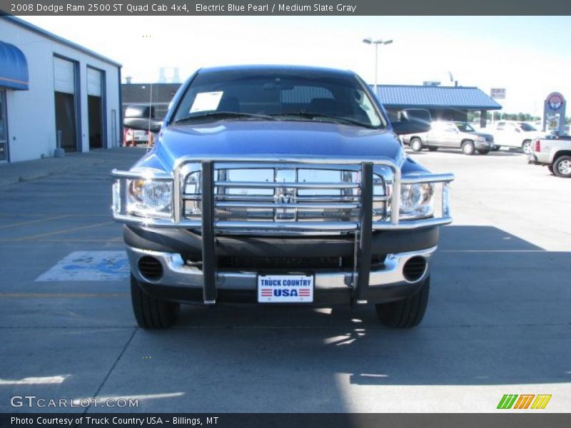 Electric Blue Pearl / Medium Slate Gray 2008 Dodge Ram 2500 ST Quad Cab 4x4