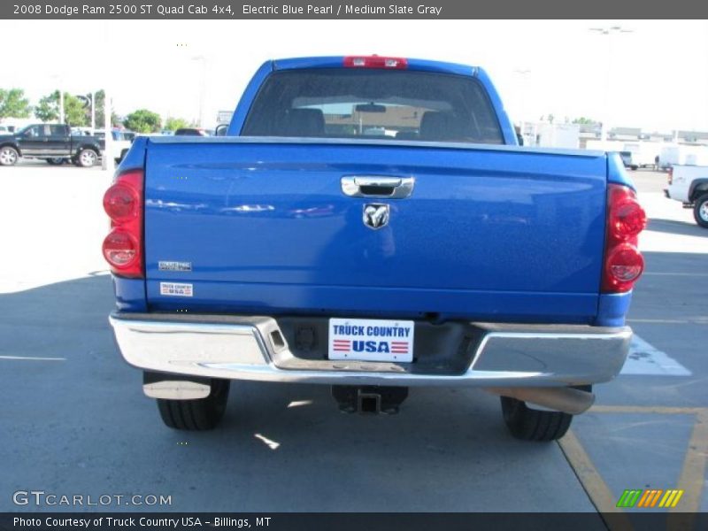 Electric Blue Pearl / Medium Slate Gray 2008 Dodge Ram 2500 ST Quad Cab 4x4
