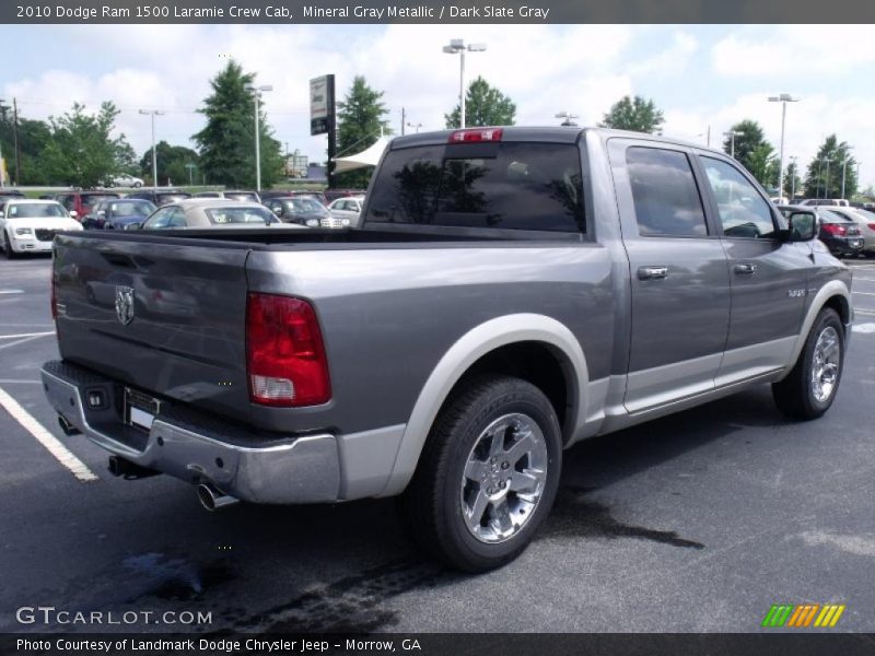 Mineral Gray Metallic / Dark Slate Gray 2010 Dodge Ram 1500 Laramie Crew Cab