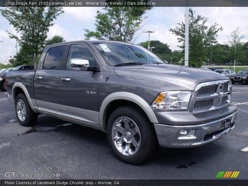 Mineral Gray Metallic / Dark Slate Gray 2010 Dodge Ram 1500 Laramie Crew Cab