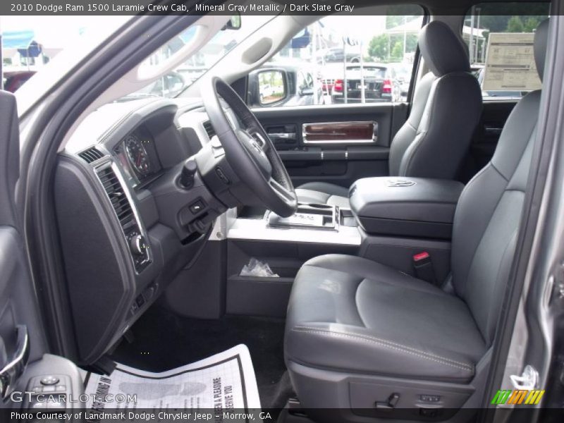Mineral Gray Metallic / Dark Slate Gray 2010 Dodge Ram 1500 Laramie Crew Cab