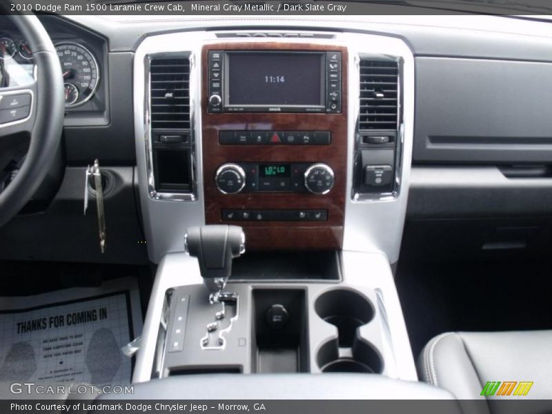 Mineral Gray Metallic / Dark Slate Gray 2010 Dodge Ram 1500 Laramie Crew Cab