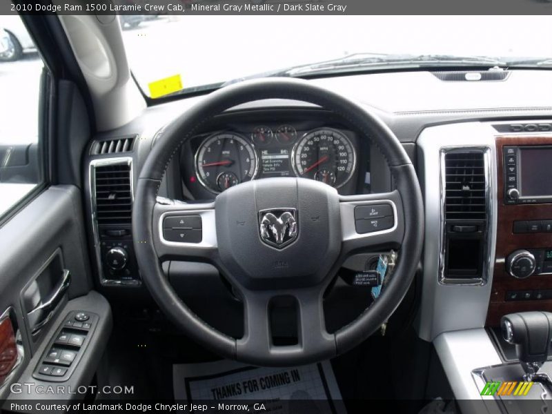 Mineral Gray Metallic / Dark Slate Gray 2010 Dodge Ram 1500 Laramie Crew Cab