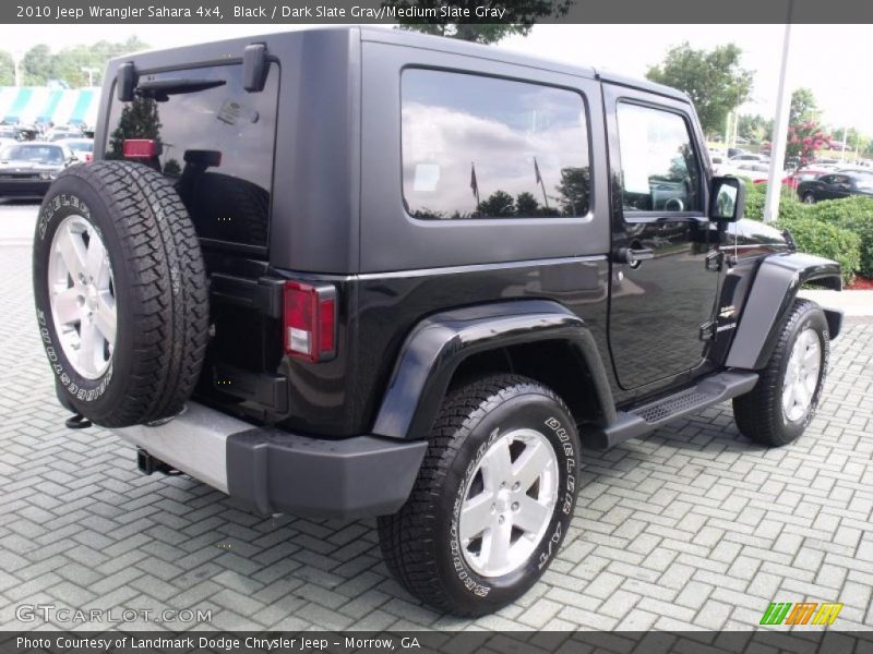 Black / Dark Slate Gray/Medium Slate Gray 2010 Jeep Wrangler Sahara 4x4