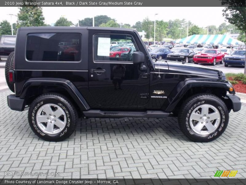 Black / Dark Slate Gray/Medium Slate Gray 2010 Jeep Wrangler Sahara 4x4