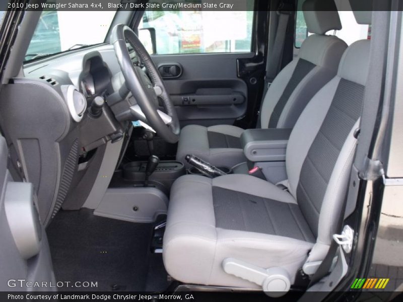 Black / Dark Slate Gray/Medium Slate Gray 2010 Jeep Wrangler Sahara 4x4