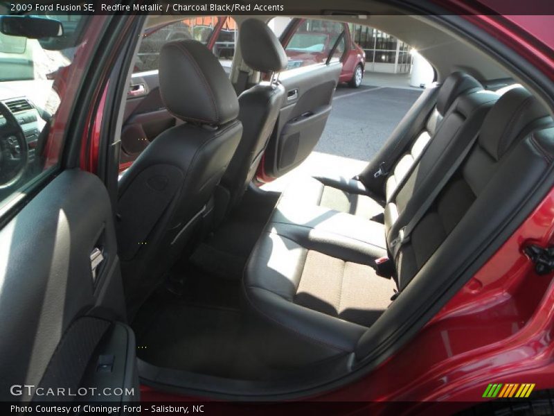 Redfire Metallic / Charcoal Black/Red Accents 2009 Ford Fusion SE