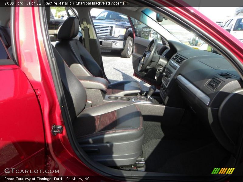 Redfire Metallic / Charcoal Black/Red Accents 2009 Ford Fusion SE