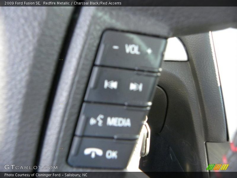 Redfire Metallic / Charcoal Black/Red Accents 2009 Ford Fusion SE
