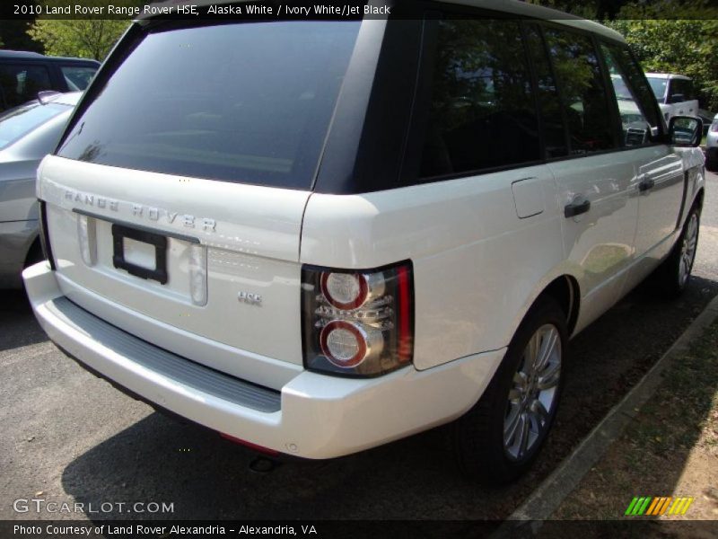 Alaska White / Ivory White/Jet Black 2010 Land Rover Range Rover HSE