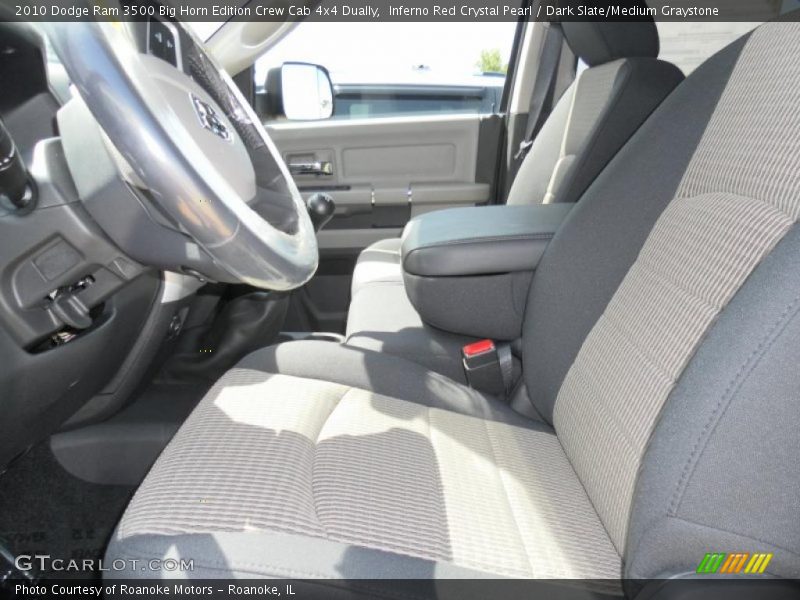 Inferno Red Crystal Pearl / Dark Slate/Medium Graystone 2010 Dodge Ram 3500 Big Horn Edition Crew Cab 4x4 Dually