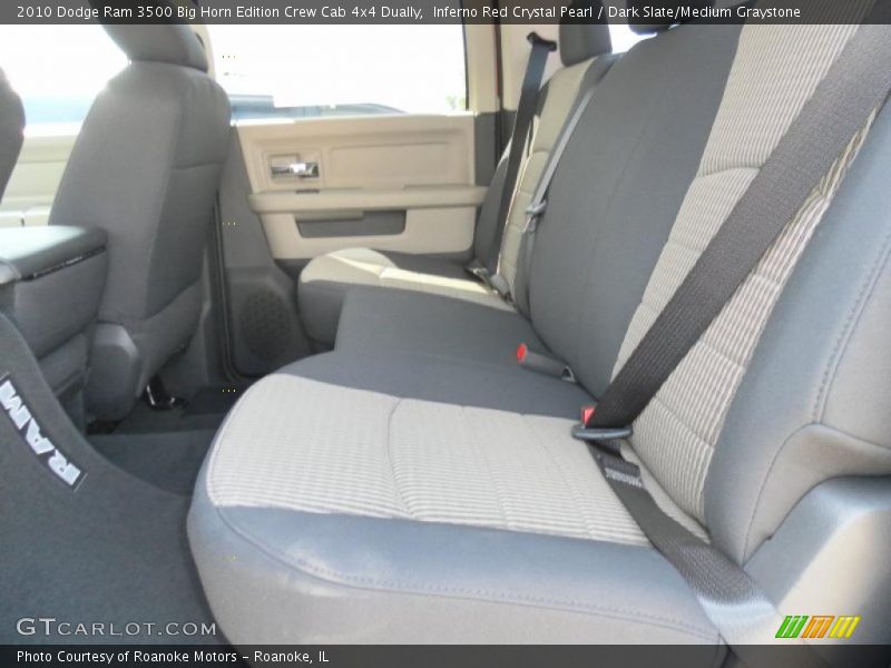 Inferno Red Crystal Pearl / Dark Slate/Medium Graystone 2010 Dodge Ram 3500 Big Horn Edition Crew Cab 4x4 Dually