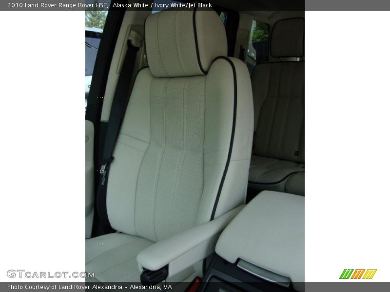 Alaska White / Ivory White/Jet Black 2010 Land Rover Range Rover HSE
