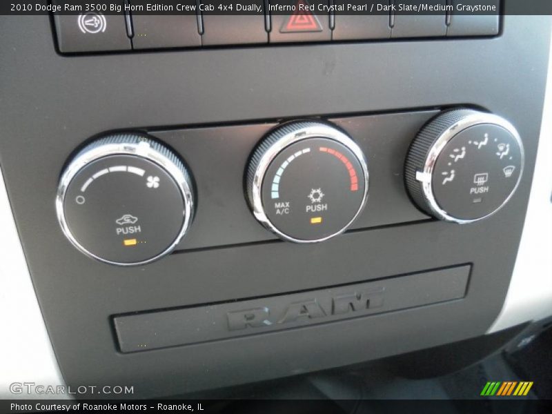 Inferno Red Crystal Pearl / Dark Slate/Medium Graystone 2010 Dodge Ram 3500 Big Horn Edition Crew Cab 4x4 Dually