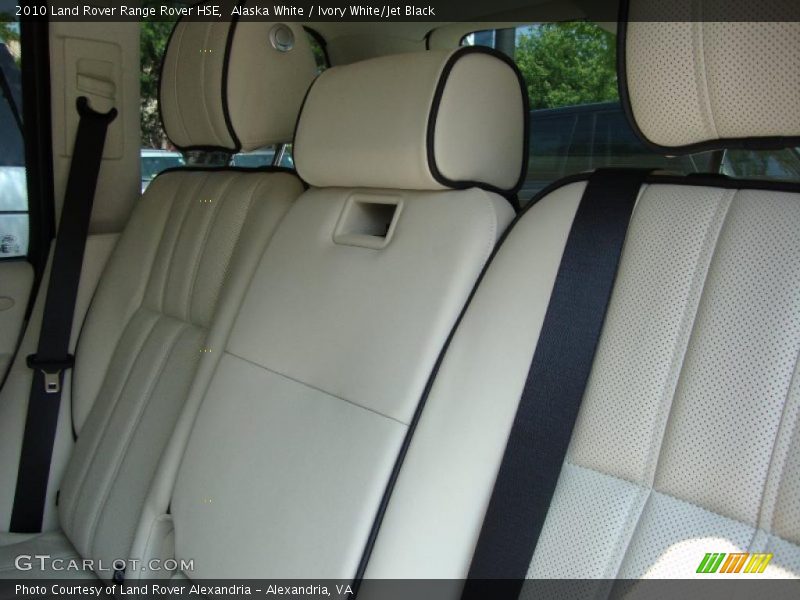 Alaska White / Ivory White/Jet Black 2010 Land Rover Range Rover HSE