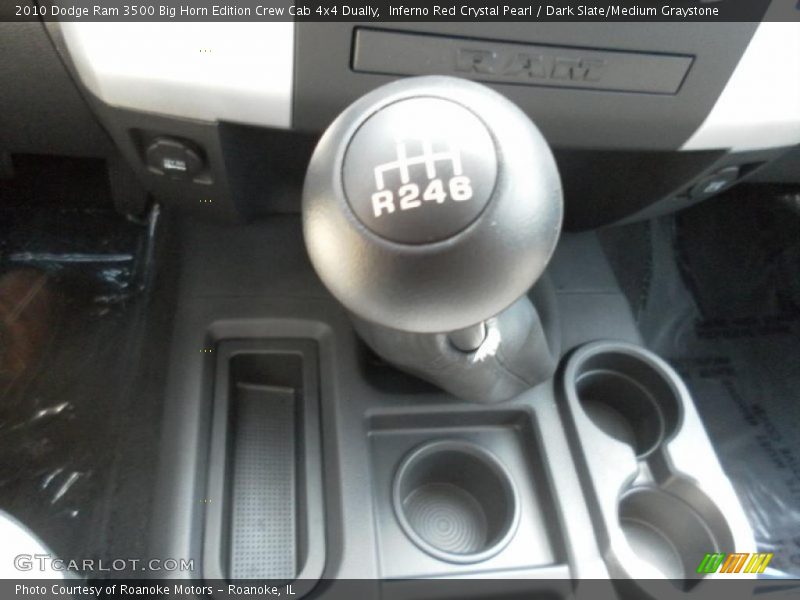 Inferno Red Crystal Pearl / Dark Slate/Medium Graystone 2010 Dodge Ram 3500 Big Horn Edition Crew Cab 4x4 Dually