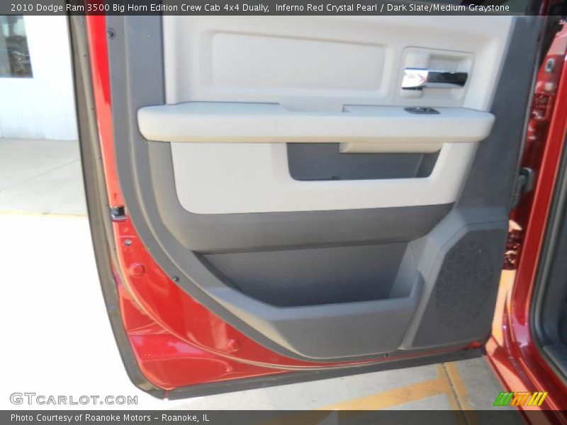 Inferno Red Crystal Pearl / Dark Slate/Medium Graystone 2010 Dodge Ram 3500 Big Horn Edition Crew Cab 4x4 Dually
