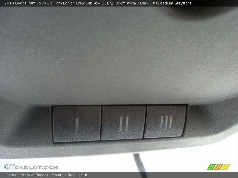 Bright White / Dark Slate/Medium Graystone 2010 Dodge Ram 3500 Big Horn Edition Crew Cab 4x4 Dually