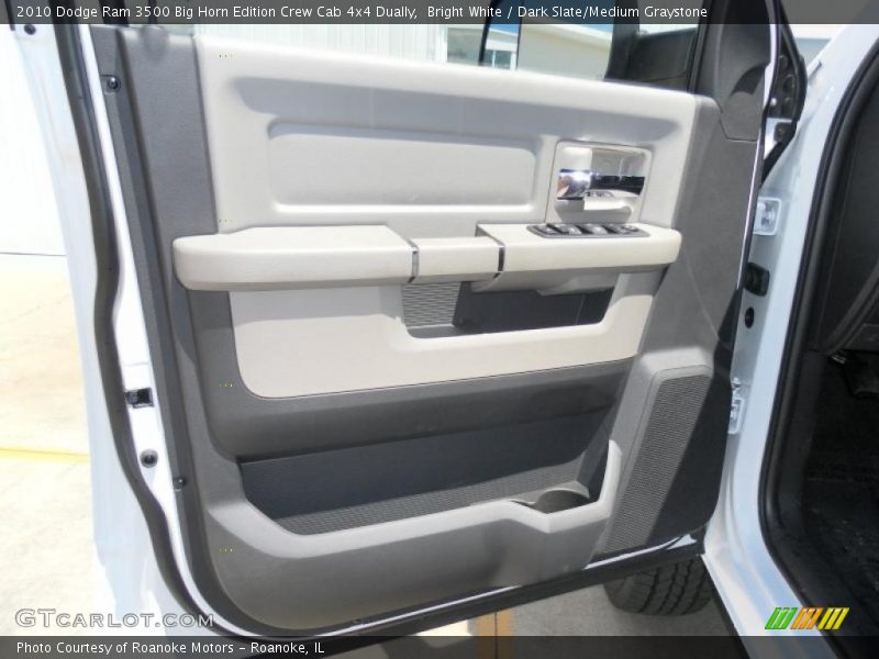 Bright White / Dark Slate/Medium Graystone 2010 Dodge Ram 3500 Big Horn Edition Crew Cab 4x4 Dually