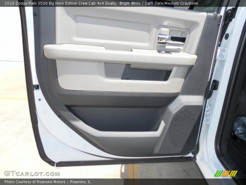 Bright White / Dark Slate/Medium Graystone 2010 Dodge Ram 3500 Big Horn Edition Crew Cab 4x4 Dually