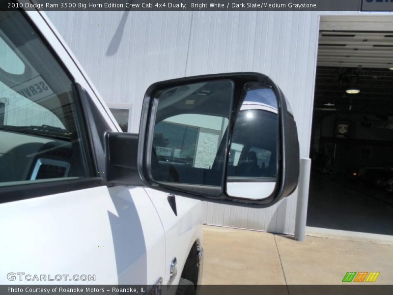 Bright White / Dark Slate/Medium Graystone 2010 Dodge Ram 3500 Big Horn Edition Crew Cab 4x4 Dually